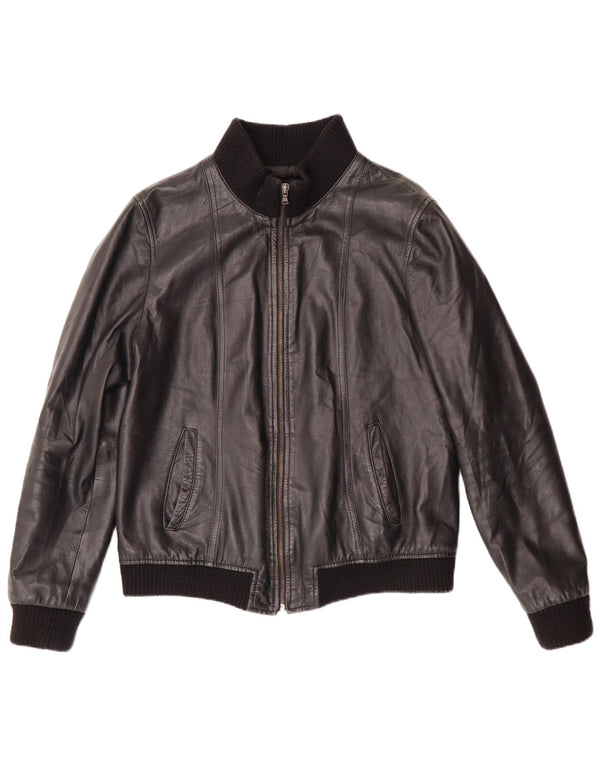 Giacca in pelle da donna Talenti UK 14 Large Nera