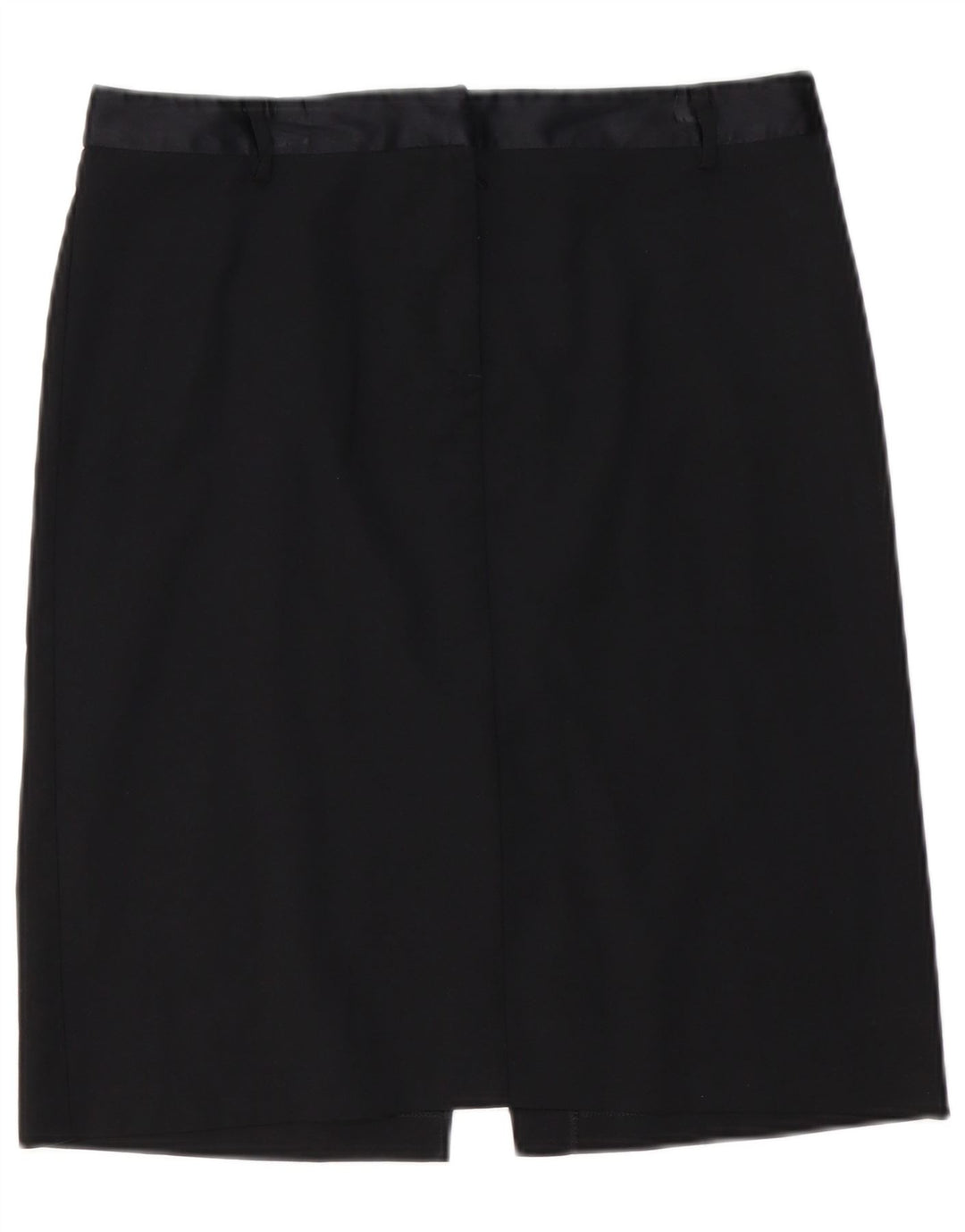 Gonna dritta da donna Benetton W32 grande nera