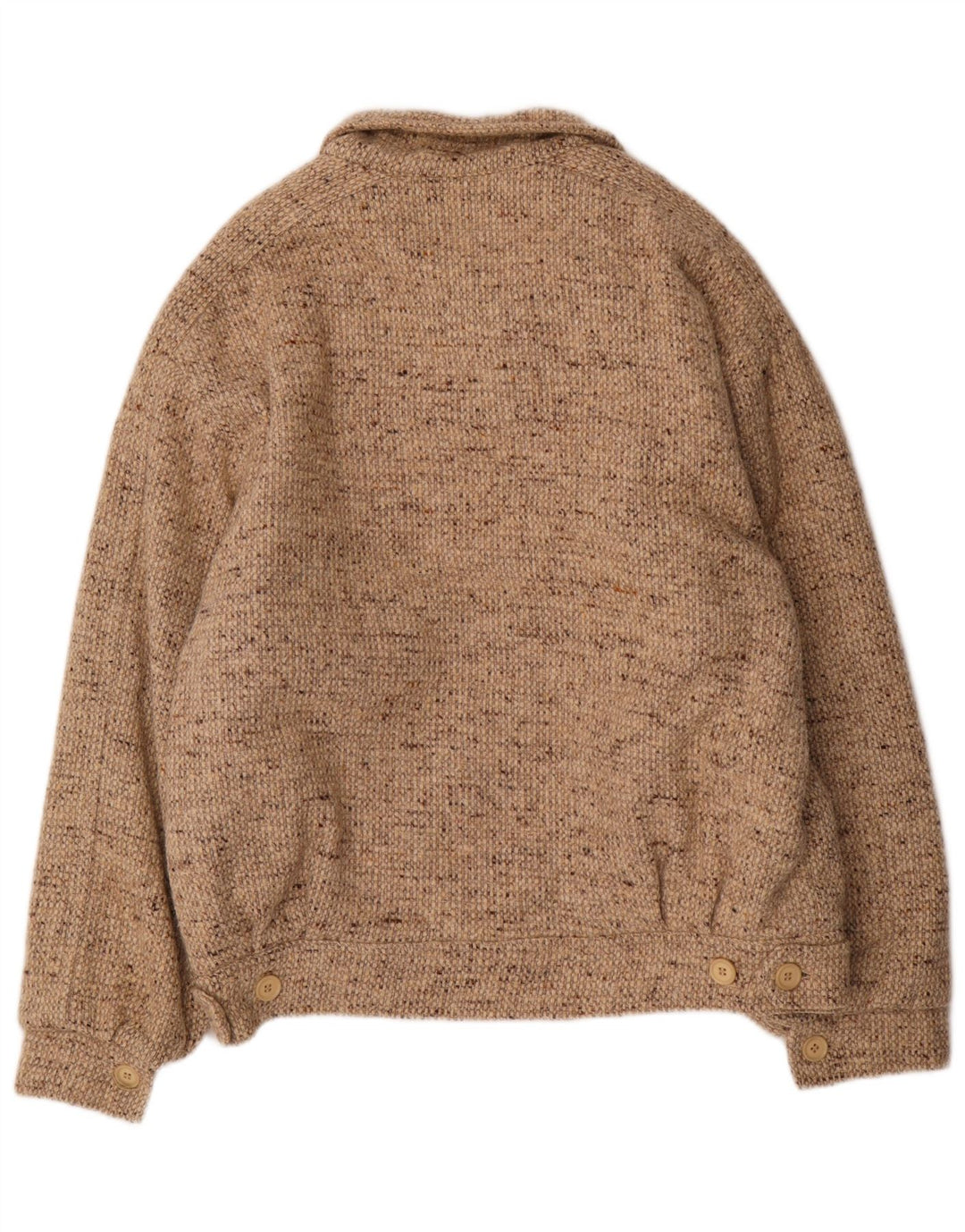 Giubbotto bomber da uomo VINTAGE UK 38 Lana screziata beige medio