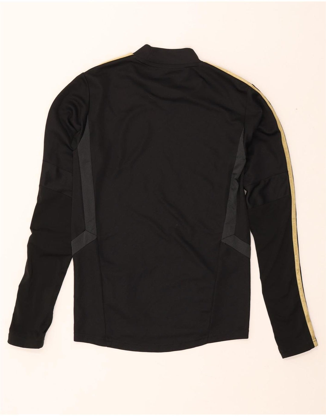 Maglia ADIDAS da uomo del Real Madrid a maniche lunghe XS in poliestere nero