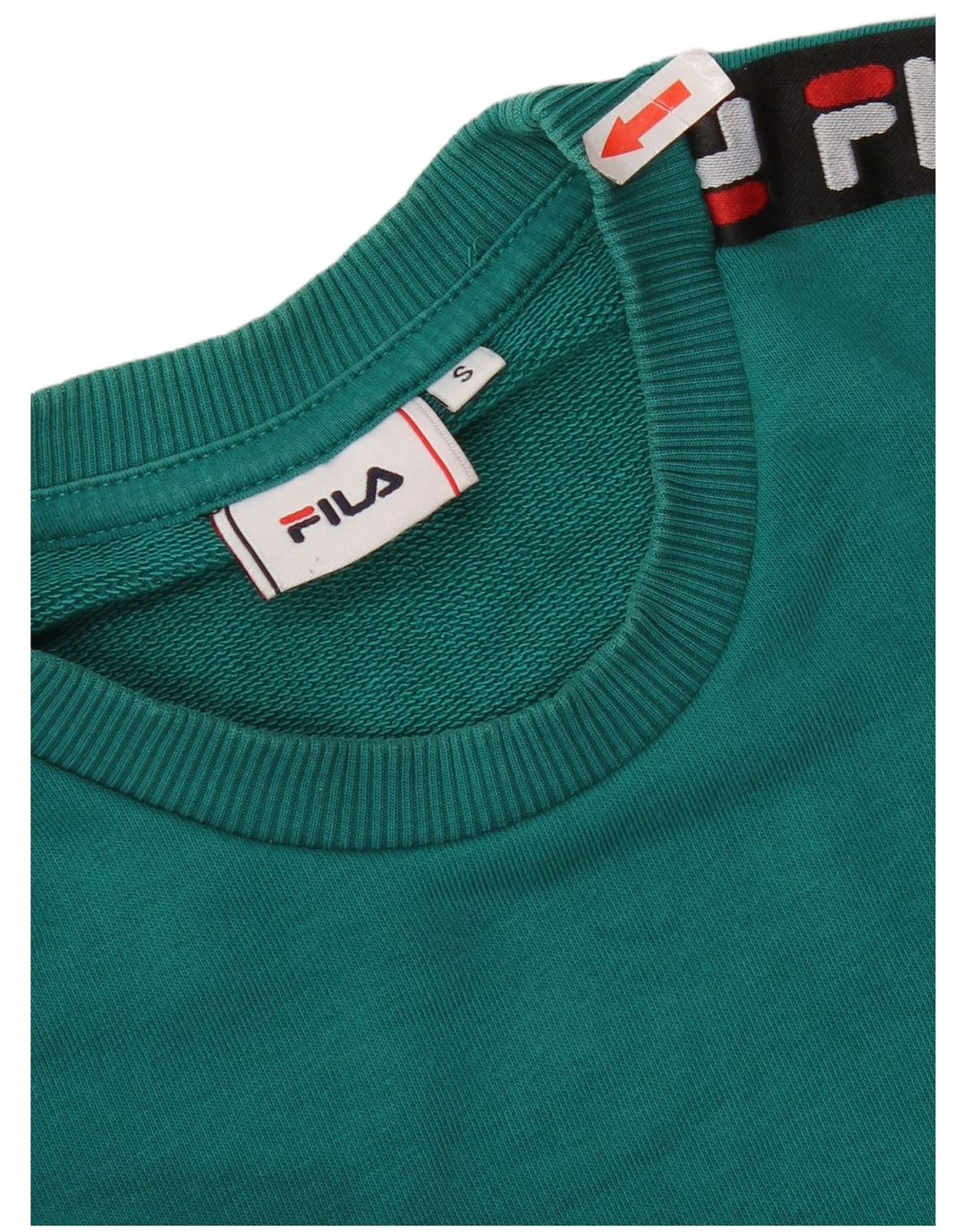 Fila Felpa grafica da uomo Maglione piccolo cotone verde