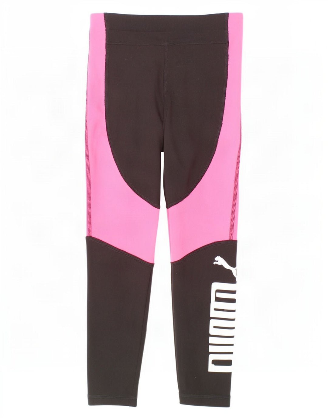 Leggings Capri grafici per ragazze Puma 7-8 anni Poliestere color block nero