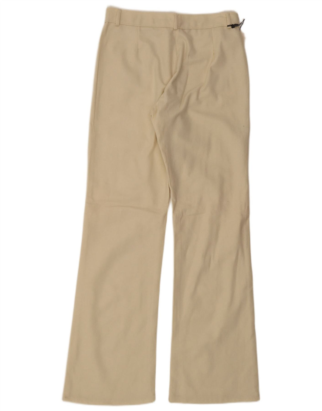 Pantaloni casual bootcut da donna vintage grandi W30 L32 bianco sporco