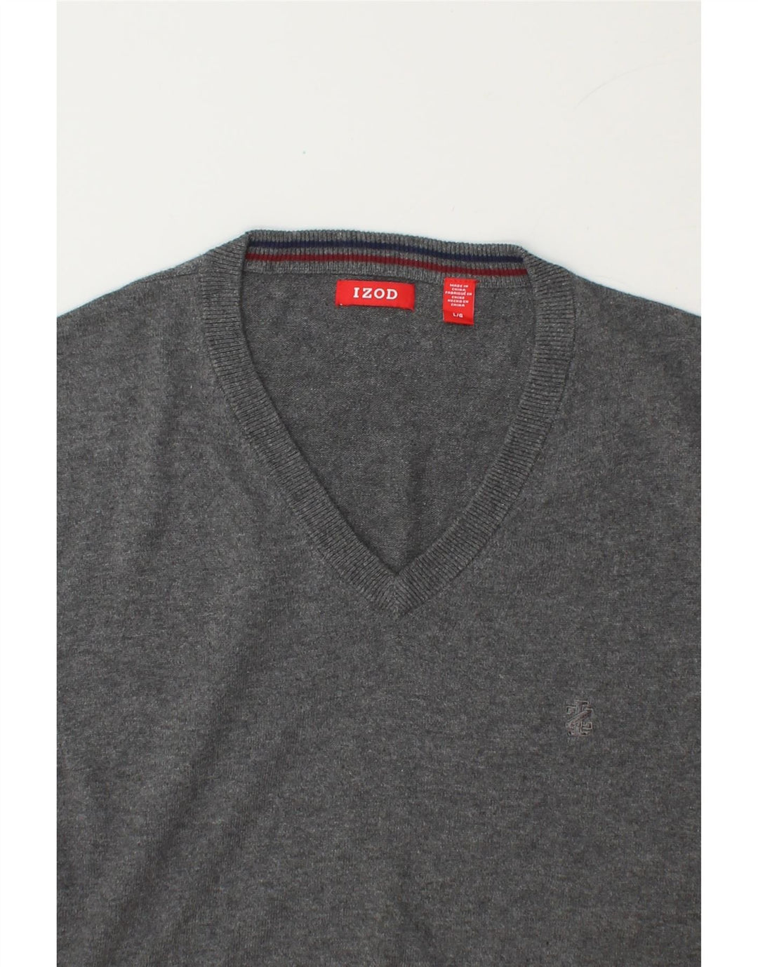 IZOD Mens Vest Tank Top Large Grey Vintage Izod and Second-Hand Izod from Messina Hembry 
