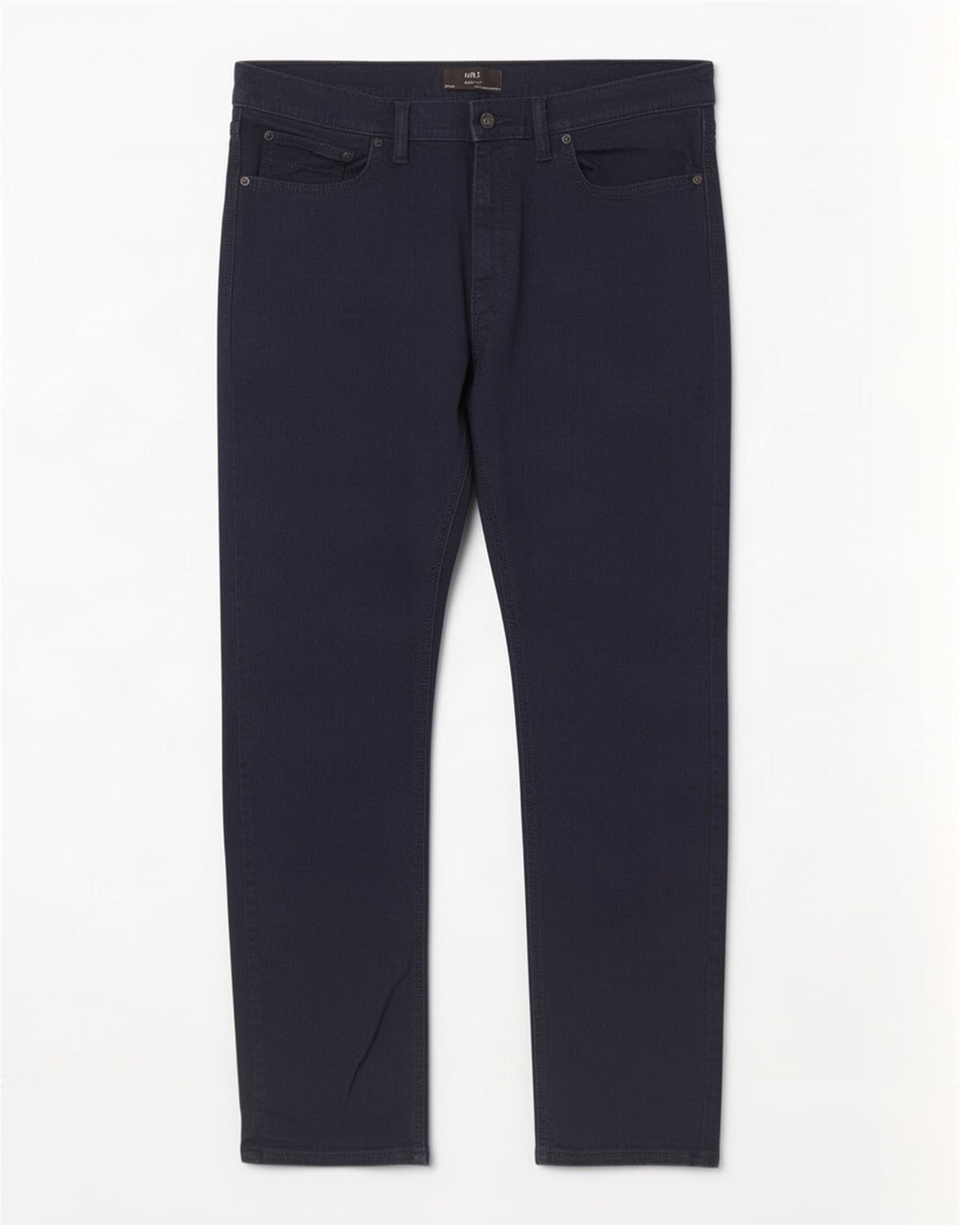 Jeans slim da uomo Marks & Spencer W38 L31 cotone blu navy
