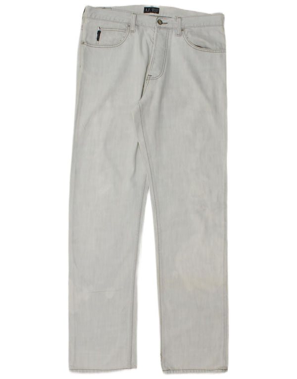 Jeans dritti da uomo Armani W34 L34 Blu