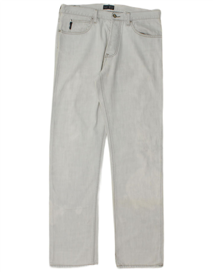 Jeans dritti da uomo Armani W34 L34 Blu