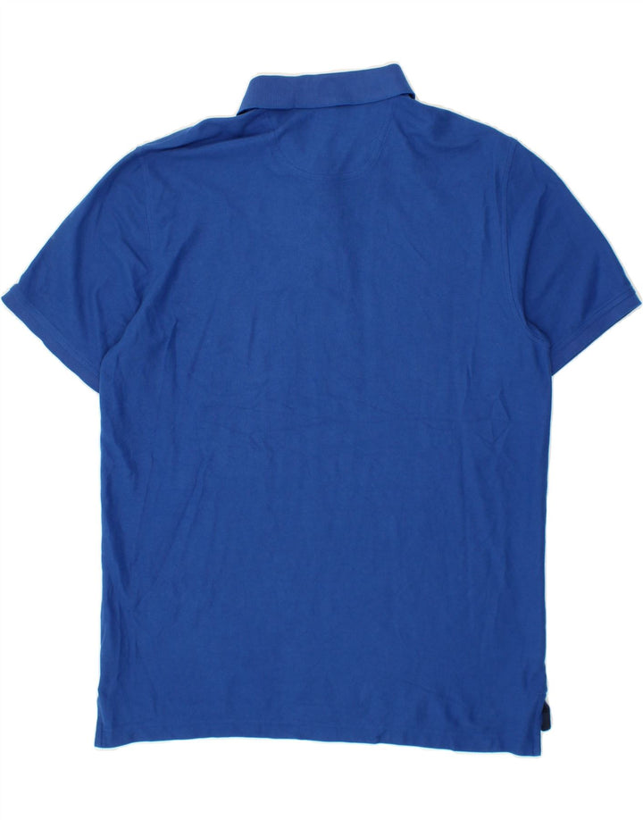 IZOD Mens Polo Shirt Large Blue Cotton Vintage Izod and Second-Hand Izod from Messina Hembry 
