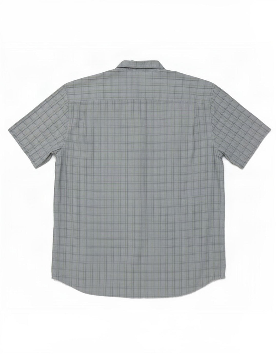 Camicia a maniche corte da uomo Wrangler 2XL in cotone a quadri blu