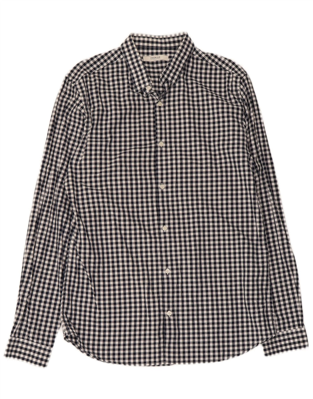 Camicia da uomo Jack & Jones in cotone a quadretti blu navy medio