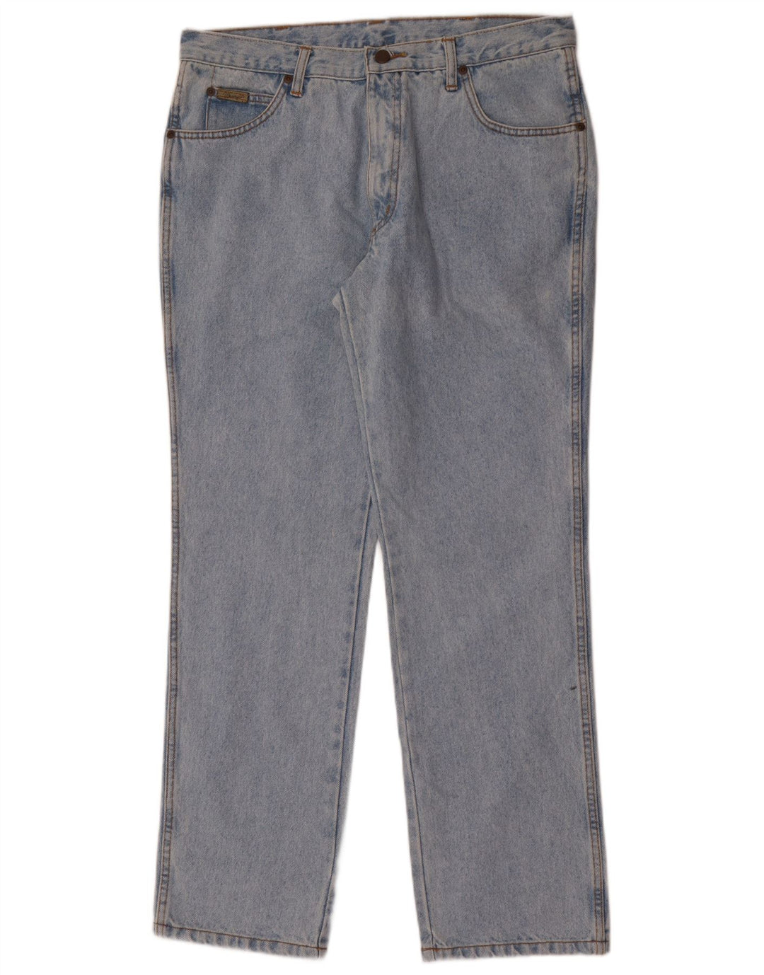 Jeans dritti da uomo Wrangler W36 L30 cotone blu