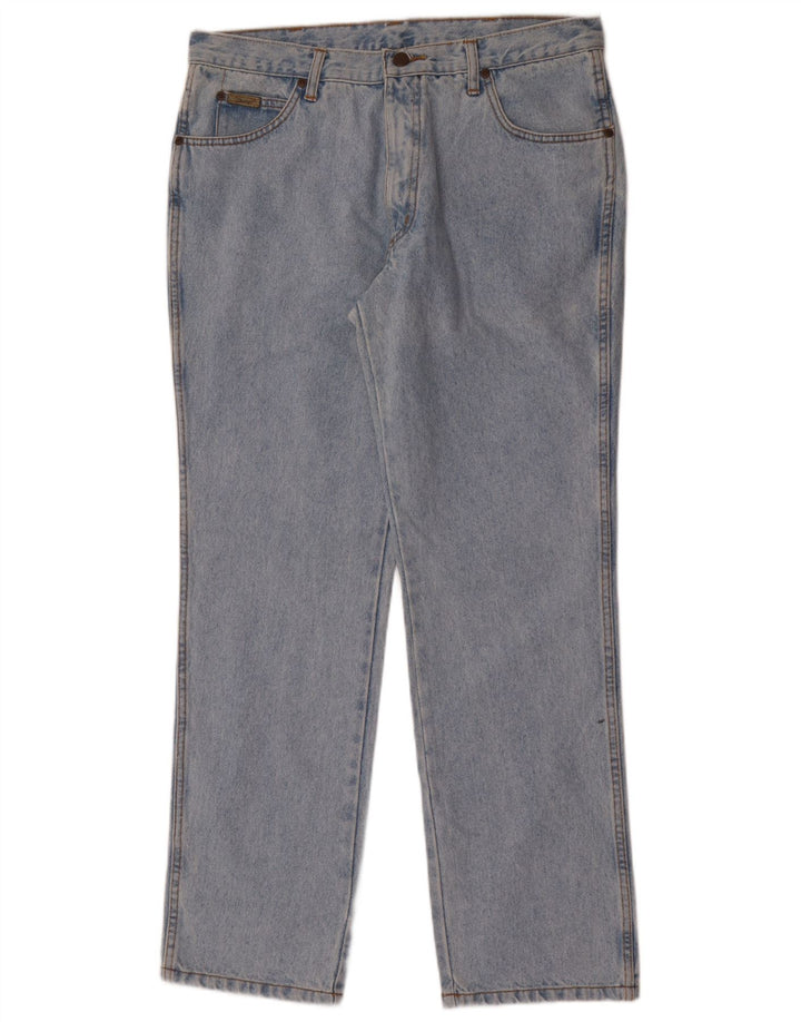 Jeans dritti da uomo Wrangler W36 L30 cotone blu