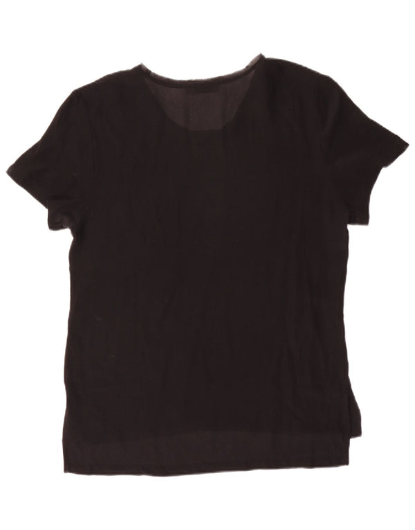 Top camicetta da donna Calvin Klein Jeans UK 14 medio nero