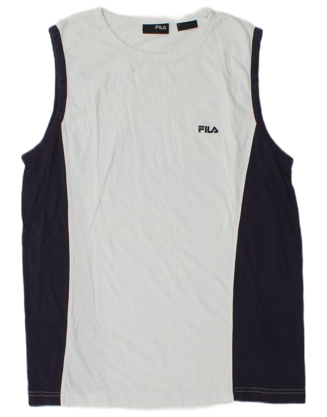 Canotta Fila da uomo Small White Colourblock