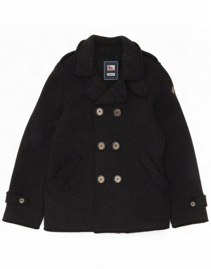 Cappotto da marinaio da uomo Roy Rogers IT 48 Lana grigio medio