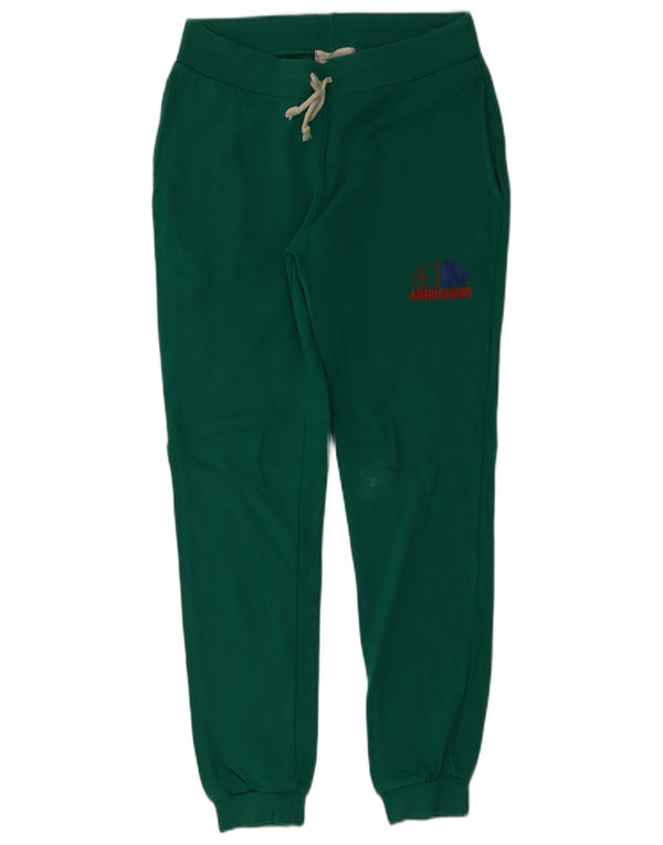 Americanino Pantaloni da tuta da uomo con grafica Joggers Large Verde Cotone