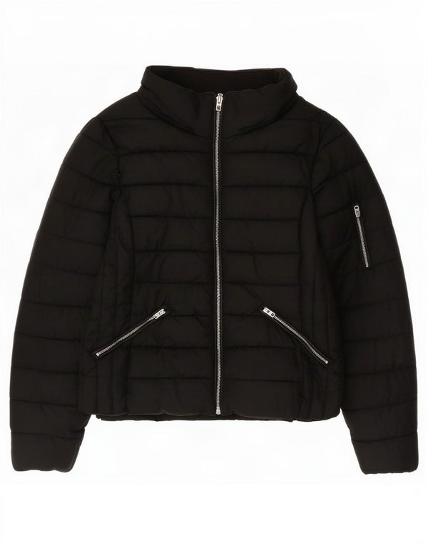 Giacca imbottita Trafaluc da donna Zara UK 16 grande nylon nero