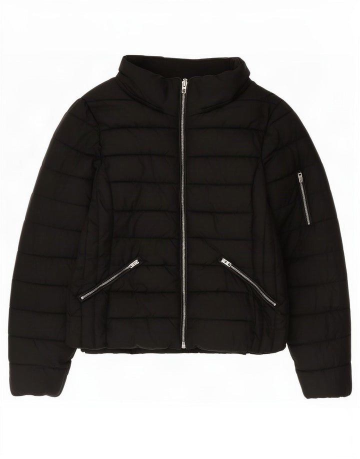 Giacca imbottita Trafaluc da donna Zara UK 16 grande nylon nero