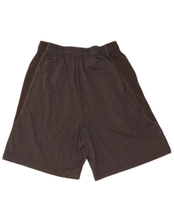 Pantaloncini sportivi da uomo Under Armour in poliestere grigio medio
