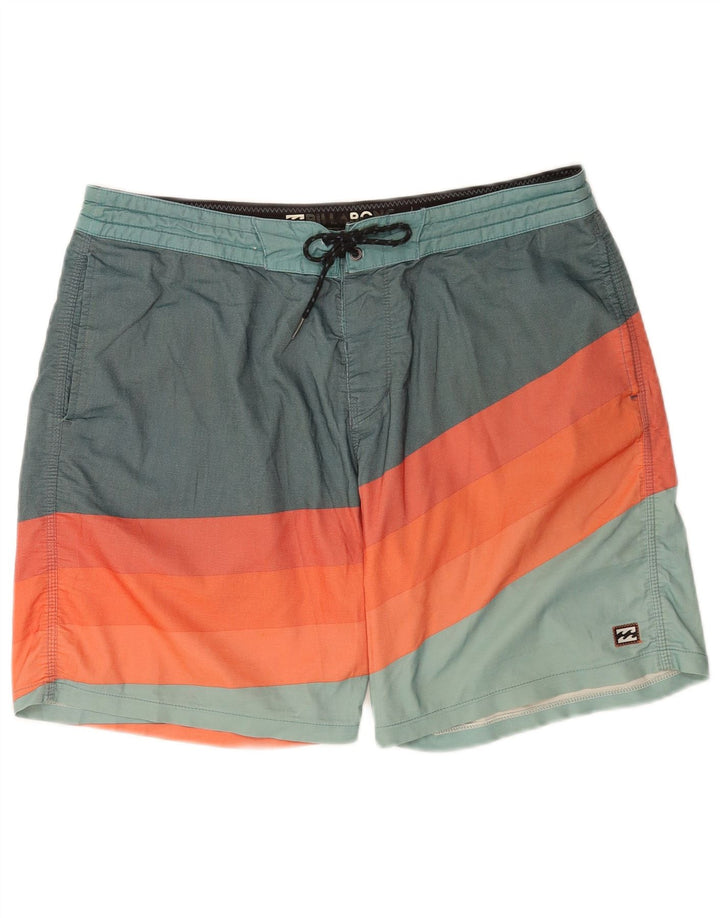 Pantaloncini da bagno da uomo Billabong grandi color block multicolore