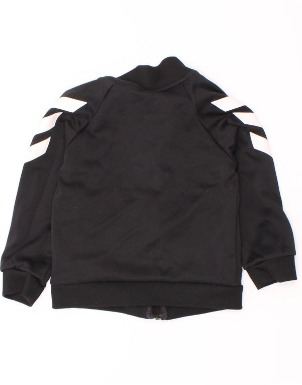 Giacca da tuta da ragazzo Adidas 3-4 anni in poliestere color block nero