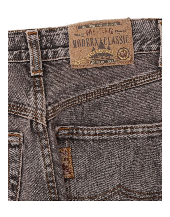 MUSTANG Womens Slim Jeans W26 L32 Grey Vintage Mustang and Second-Hand Mustang from Messina Hembry 