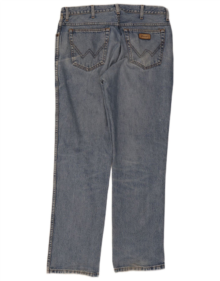 Jeans dritti da uomo Wrangler Texas W35 L32 cotone blu