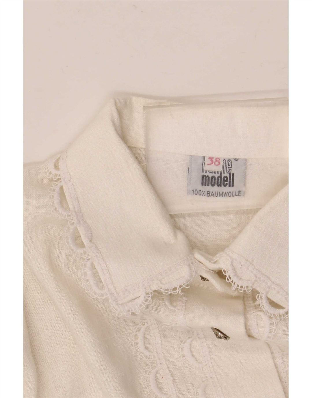 Camicetta da donna Hanne Modell EU 38 Cotone floreale bianco medio