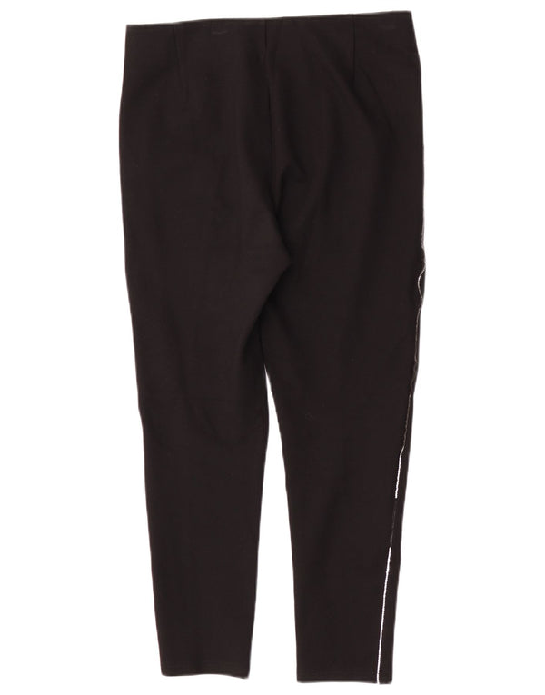Pantaloni skinny corti da donna Zara grandi W30 L24 viscosa nera