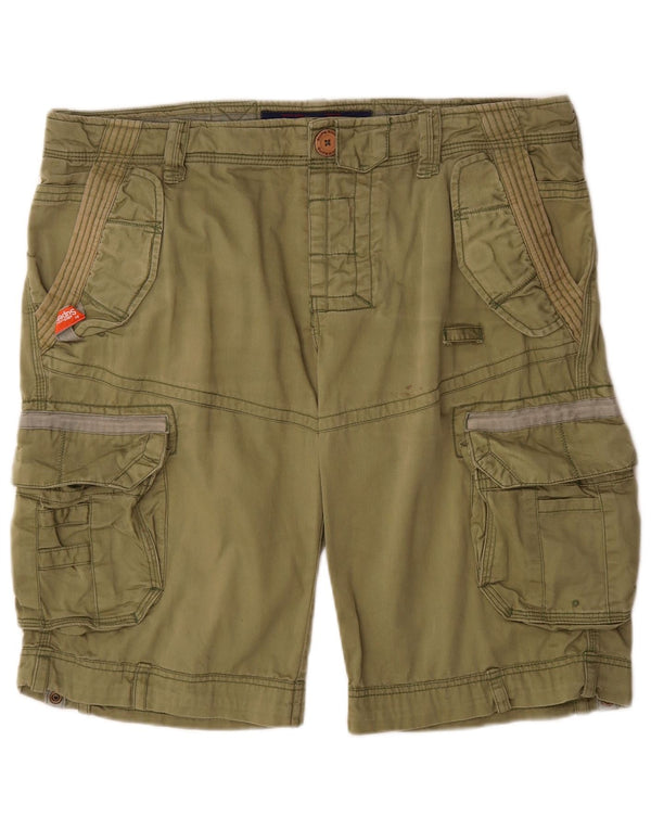 Pantaloncini cargo da uomo Superdry 2XL W40 cotone kaki