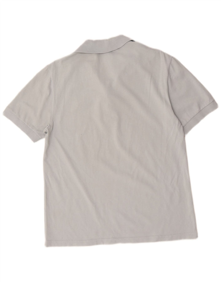 Polo da uomo Lacoste taglia 4 in cotone blu medio