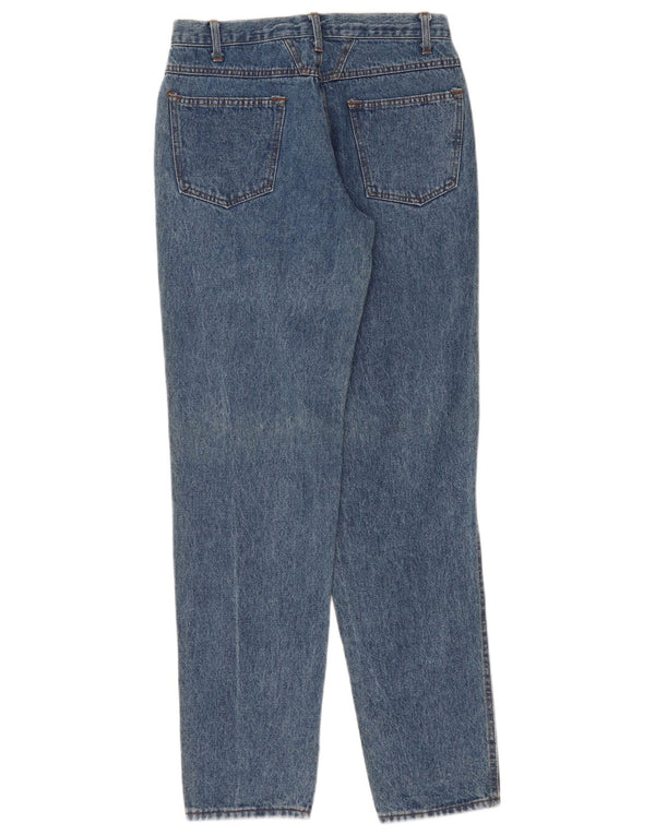 Jeans slim vintage da donna W30 L33 blu