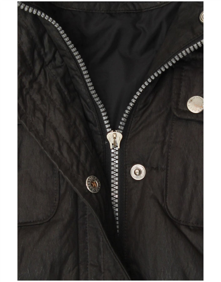 Cappotto imbottito da donna Barbour UK 12 cotone nero medio