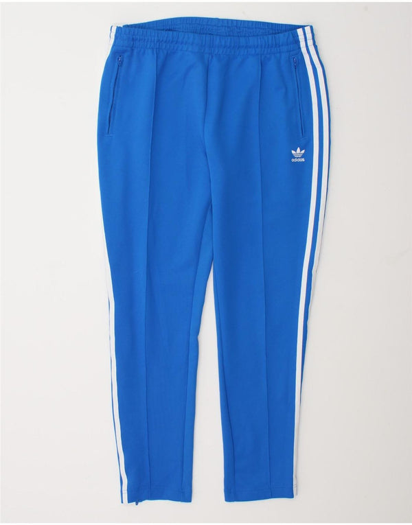Pantaloni della tuta da donna Adidas UK 18 XL poliestere blu