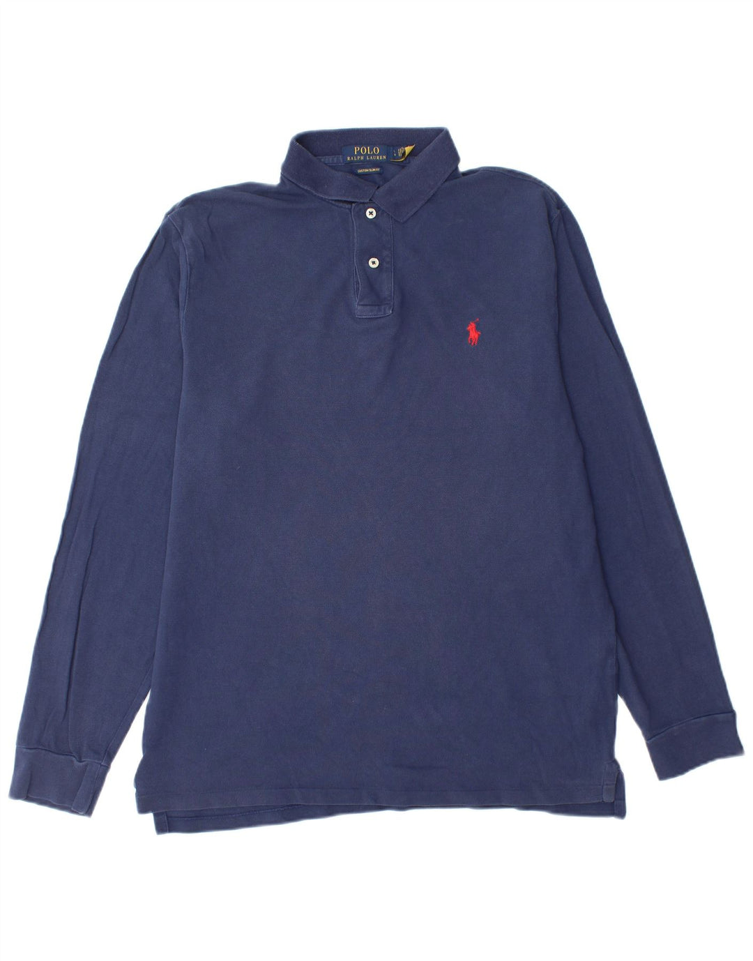 POLO RALPH LAUREN Polo da uomo slim fit personalizzata grande blu navy