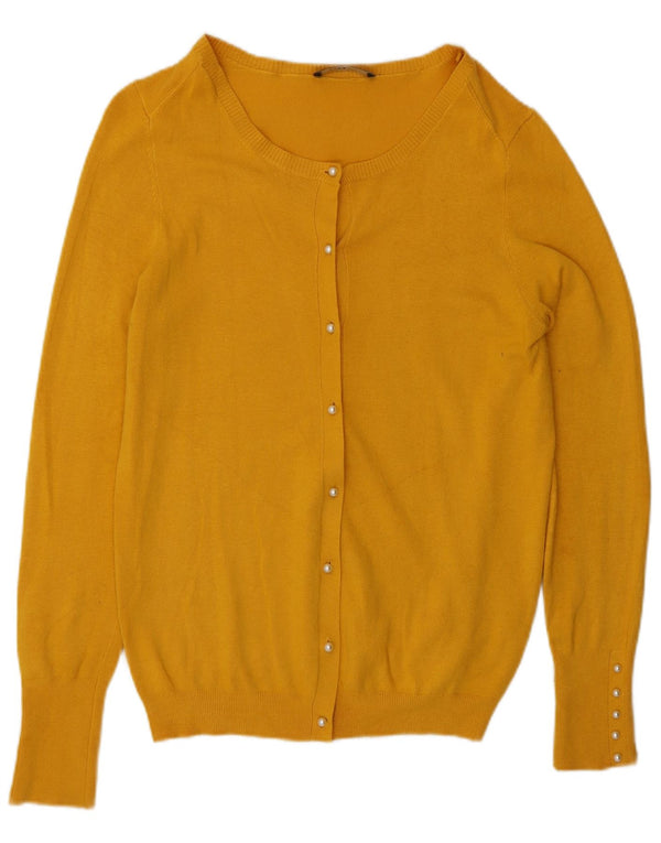 Maglione cardigan da donna Zara UK 14 grande giallo