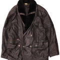 Giacca in pelle vintage da uomo IT 52 XL in pelle nera