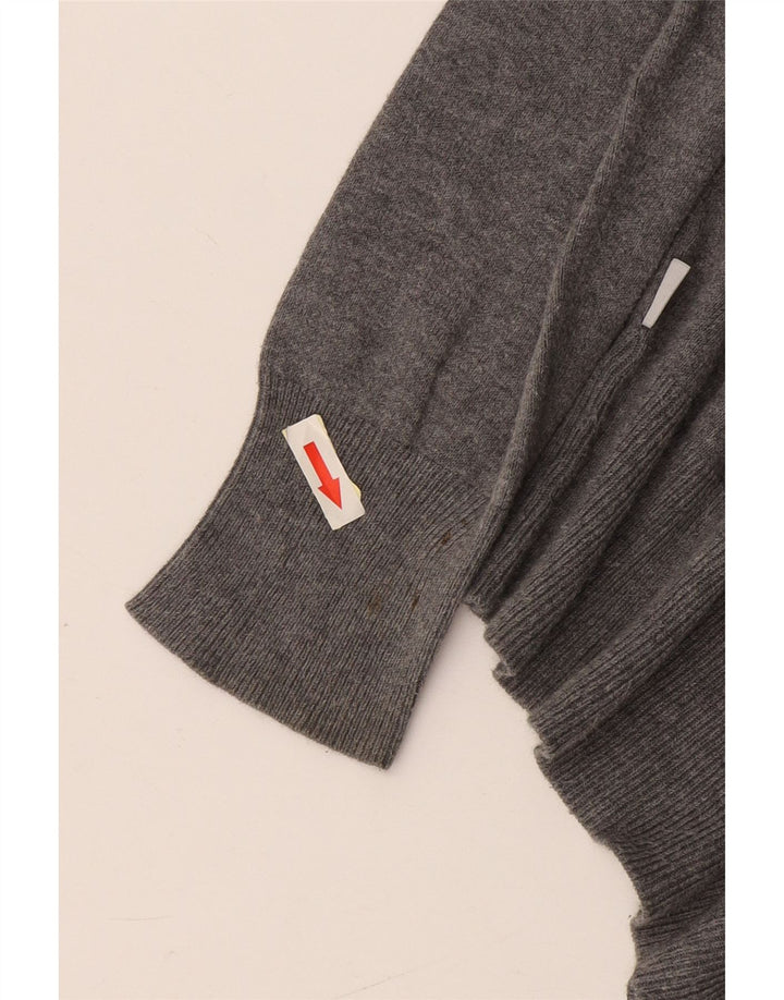 Maglione Fila da uomo con scollo a barchetta piccolo in cotone grigio