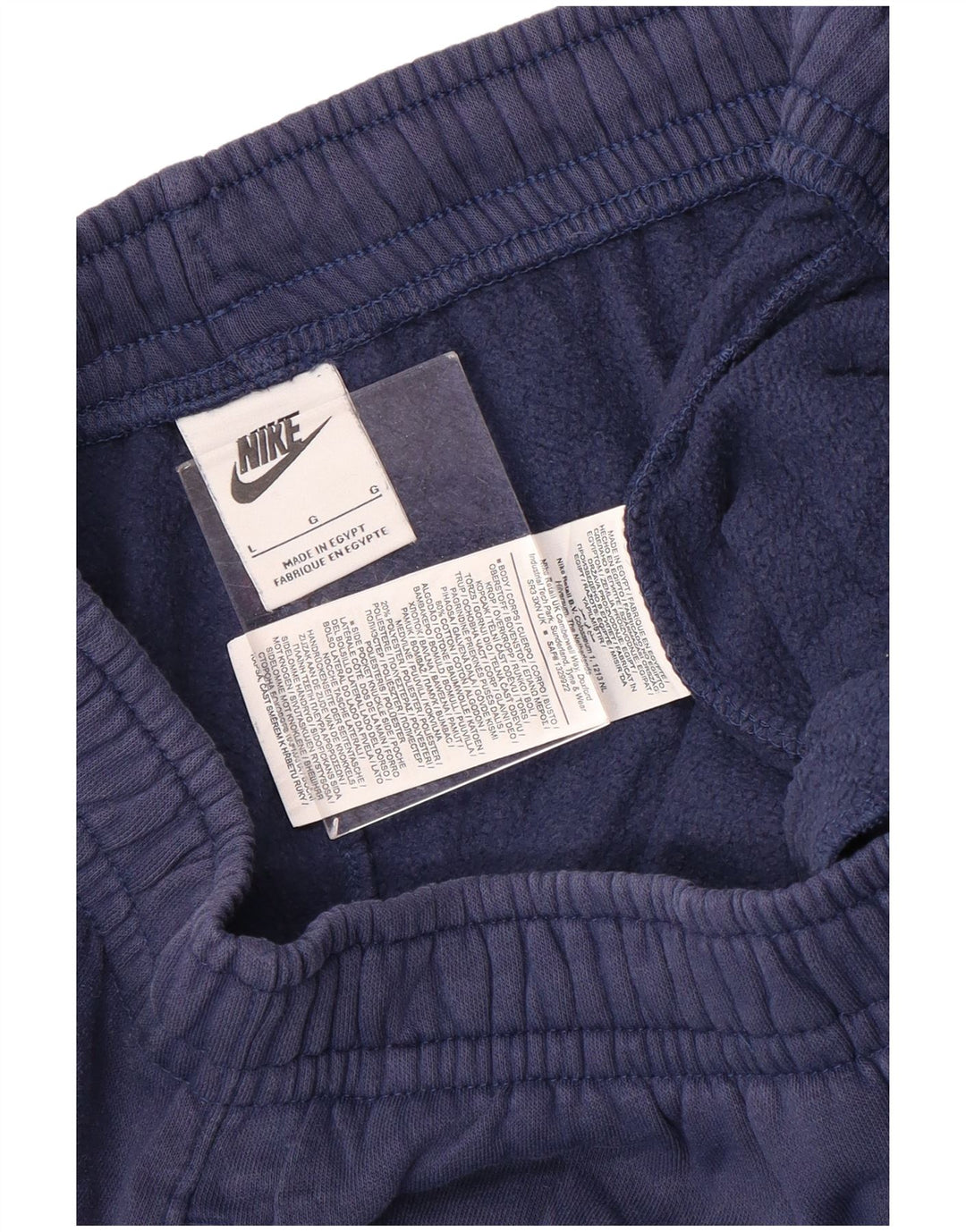 Pantaloni da tuta Nike da uomo con grafica cargo, pantaloni da jogging, grandi, in cotone blu navy
