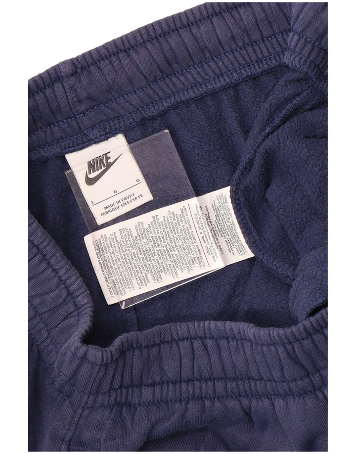 Pantaloni da tuta Nike da uomo con grafica cargo, pantaloni da jogging, grandi, in cotone blu navy