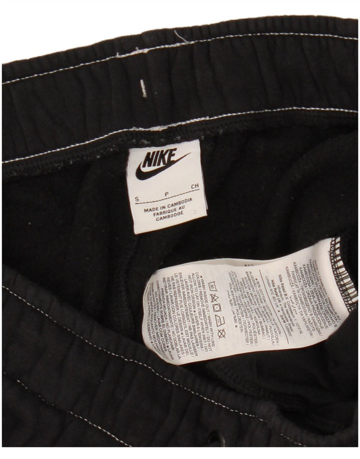 Pantaloni da tuta con grafica NIKE da donna Joggers UK 10 piccoli cotone nero
