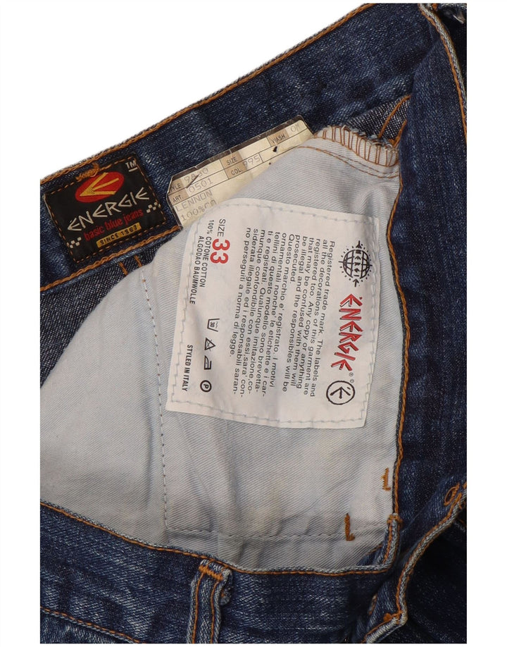 Jeans dritti da donna ENERGIE W33 L30 cotone blu