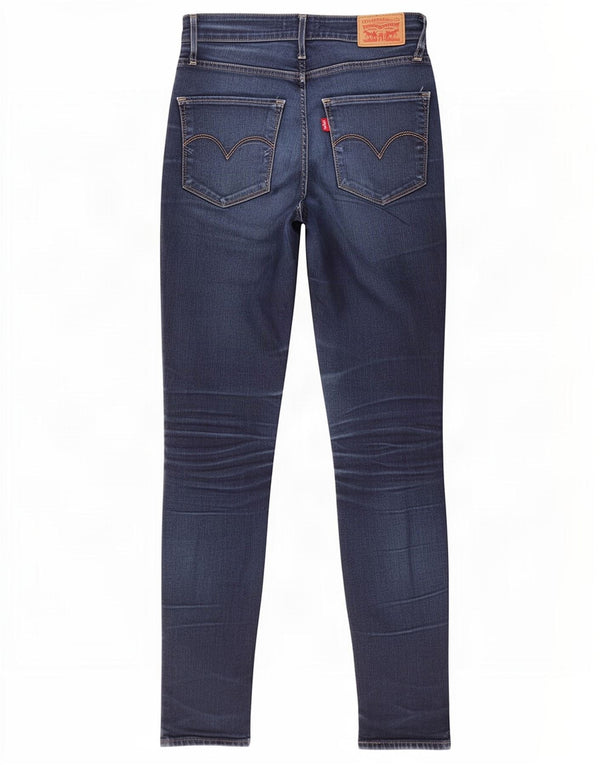 Jeans skinny a vita alta Levi's 721 da donna W26 L28 in cotone blu navy