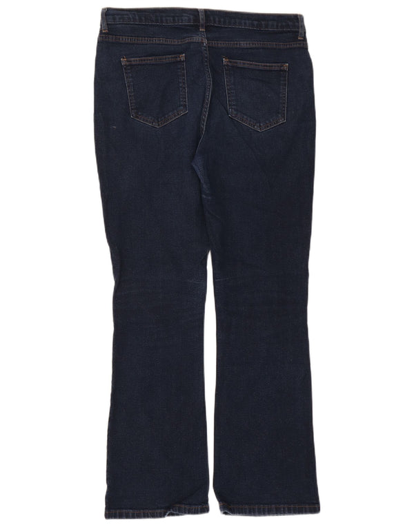Jeans bootcut slim da donna Marks & Spencer UK 14 Large W32 L29 Blu navy