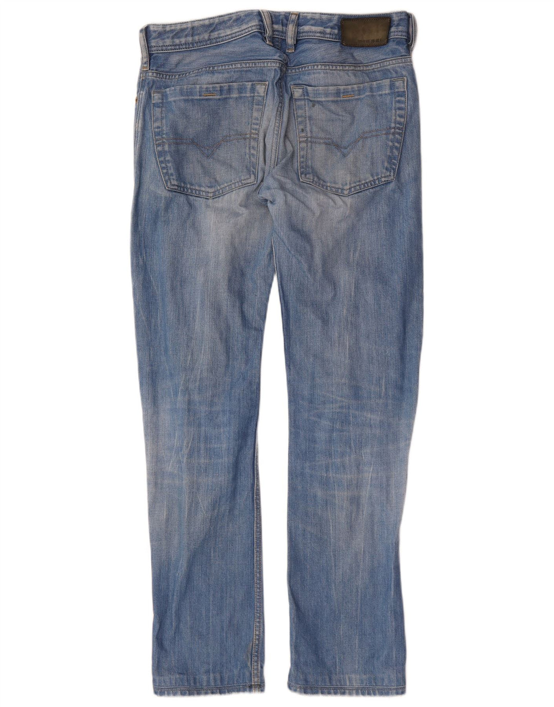 Diesel Jeans Zatiny Regular Bootcut da Uomo W30 L30 Cotone Blu