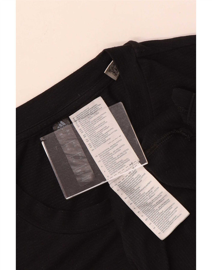 T-shirt Adidas da uomo a maniche corte Top XL poliestere nero
