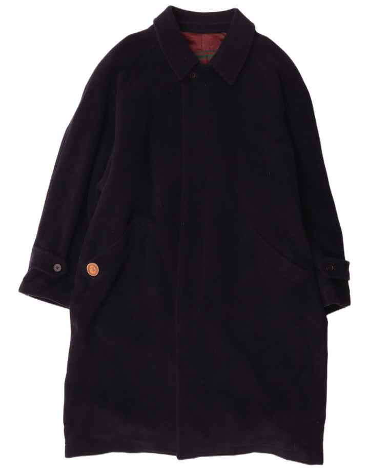 Soprabito da uomo TRUSSARDI JEANS UK 42 XL Lana blu navy