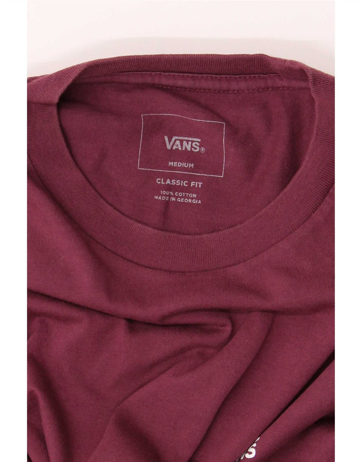 T-shirt da uomo Vans Classic Fit bordeaux medio