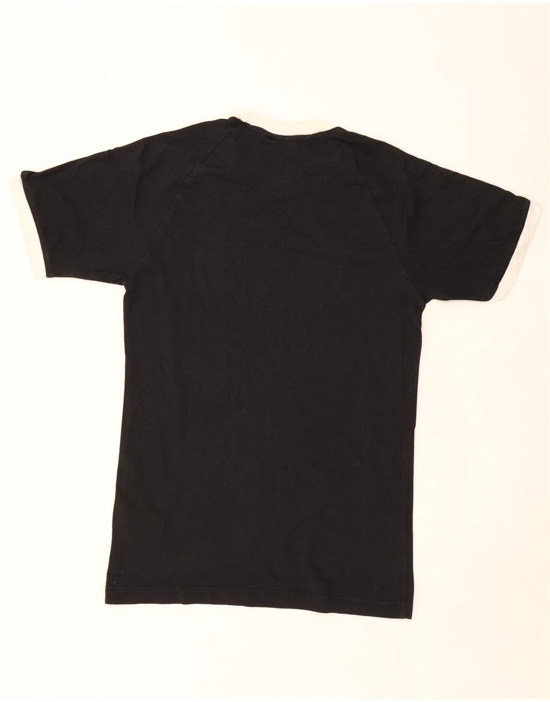 ADIDAS Mens T-Shirt Top Small Black Cotton