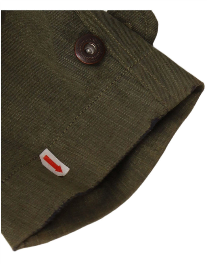 Giacca impermeabile con cappuccio da uomo Timberland UK 46 3XL Cachi